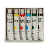 Set de peinture Pincello AC1206 Multicouleur 12 ml Peinture acrylique (12 Unités)