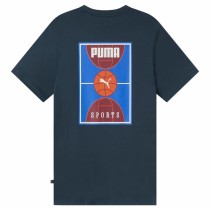 Herren Kurzarm-T-Shirt Puma Bppo-000745 Dunkelblau