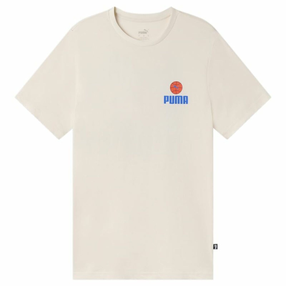 Men’s Short Sleeve T-Shirt Puma Chilli Powder White