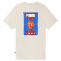 Herren Kurzarm-T-Shirt Puma Chilli Powder Weiß