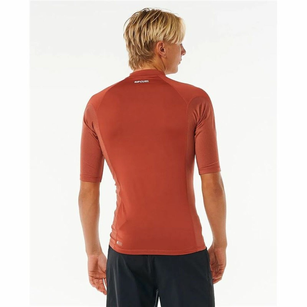 T-shirt à manches courtes homme Rip Curl Waves Upf Marron