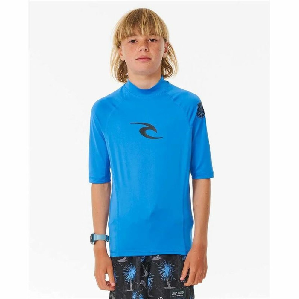 Herren Kurzarm-T-Shirt Rip Curl Wave pf Himmelsblau