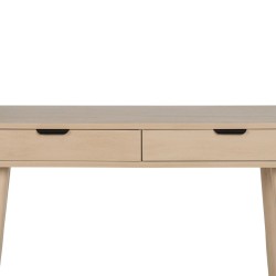 Console Naturel Bois de pin Bois MDF 90 x 35 x 75 cm