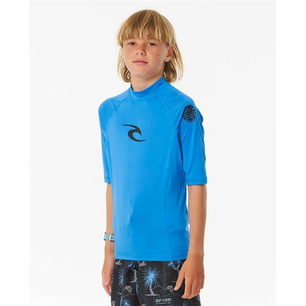 T-shirt à manches courtes homme Rip Curl Wave pf Bleu ciel