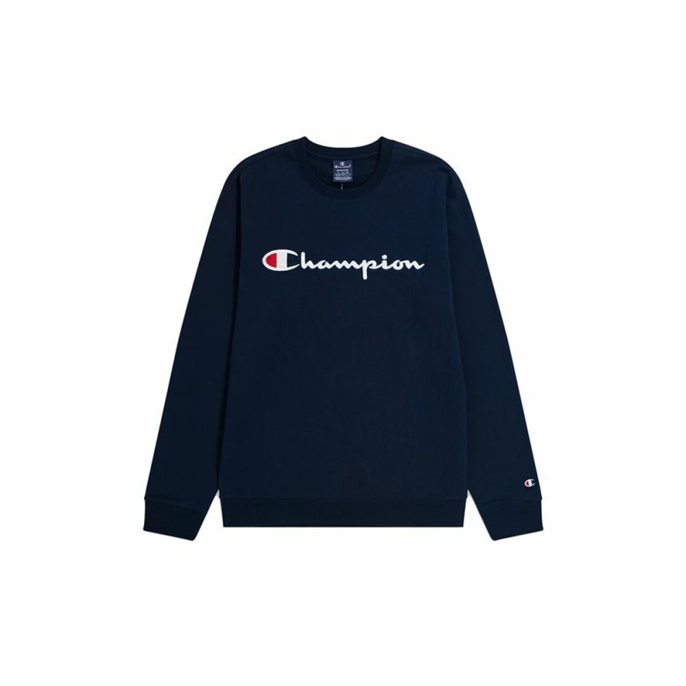 Men’s Sweatshirt without Hood Champion Crewneck Blue