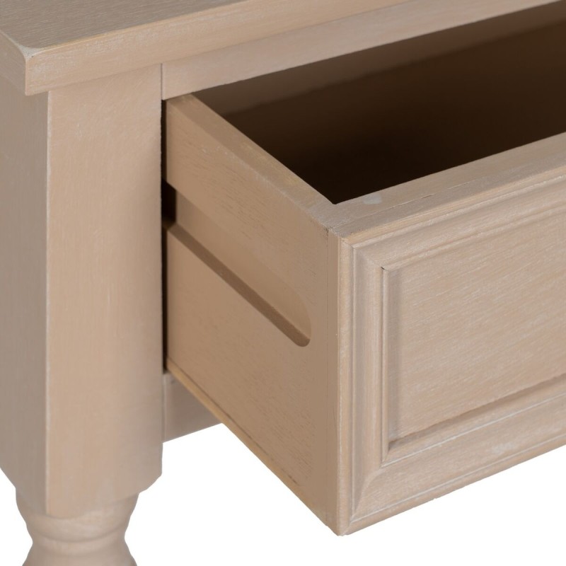 Console Blanc Bois de pin Bois MDF 90 x 30 x 81 cm