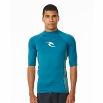 Herren Kurzarm-T-Shirt Rip Curl Waves Upf Blau