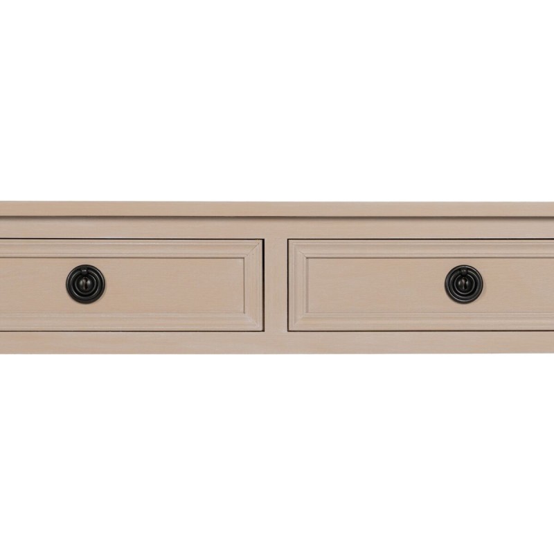 Console Blanc Bois de pin Bois MDF 90 x 30 x 81 cm