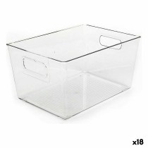 Panier Multi-usages Dem Transparent 29,5 x 21 x 15 cm (18 Unités)