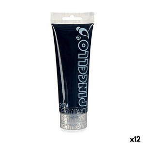 Acryl-Gemälde Schwarz 120 ml (12 Stück)