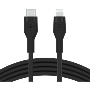 Câble USB-C vers Lightning Belkin CAA009BT1MBK 1 m