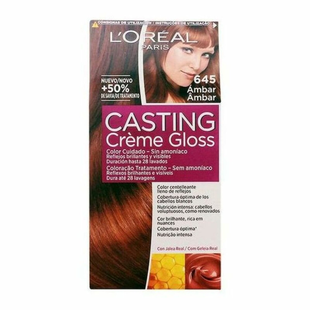 Dye No Ammonia Casting Creme Gloss L'Oreal Make Up Amber