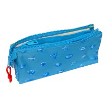 Trousse Fourre-Tout Triple SuperThings Rescue force Bleu 22 x 12 x 3 cm