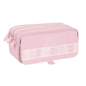 Trousse Fourre-Tout Triple Kappa 21,5 x 10 x 8 cm Rose