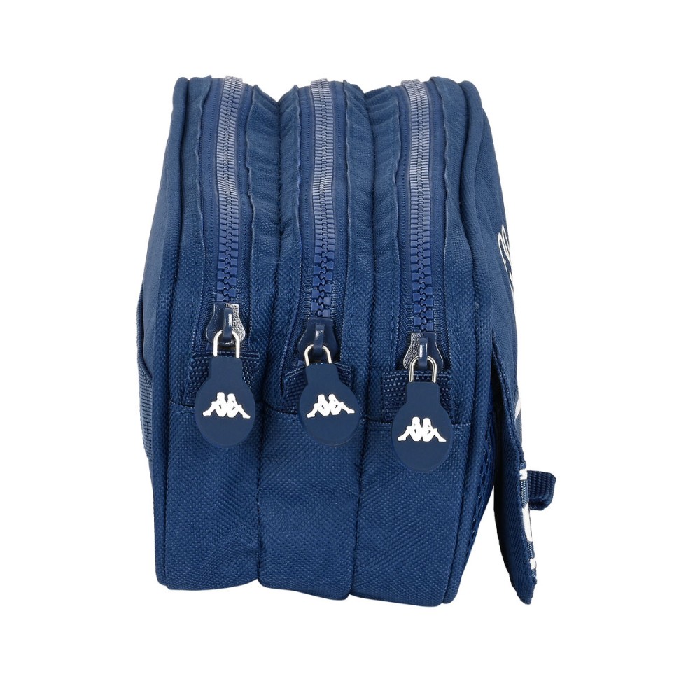 Trousse Fourre-Tout Triple Kappa 21,5 x 10 x 8 cm Blue marine