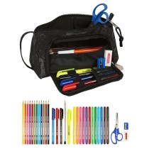 Trousse Scolaire avec Accessoires Transformers Noir 20 x 11 x 8.5 cm (32 Pièces)