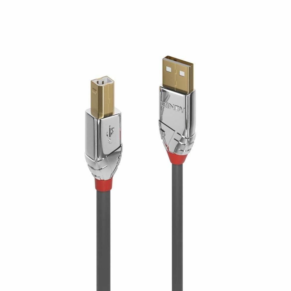 Kabel Micro USB LINDY 36643 3 m Schwarz Grau (1 Stück)