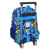 Cartable à roulettes Sonic Speed 26 x 34 x 11 cm Bleu