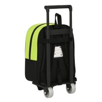 Cartable à roulettes Real Betis Balompié Noir Citron 22 x 27 x 10 cm