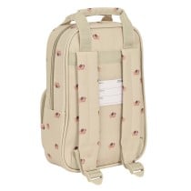 School Bag Safta Puppy 20 x 28 x 8 cm Beige