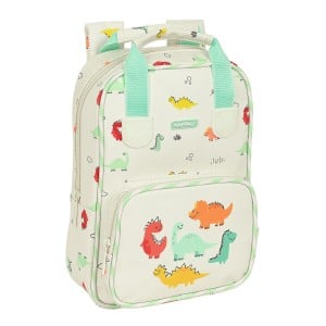 Cartable Safta Dinos 20 x 28 x 8 cm Crème