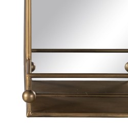 Wall mirror Golden Crystal Iron 54 x 16,5 x 51 cm