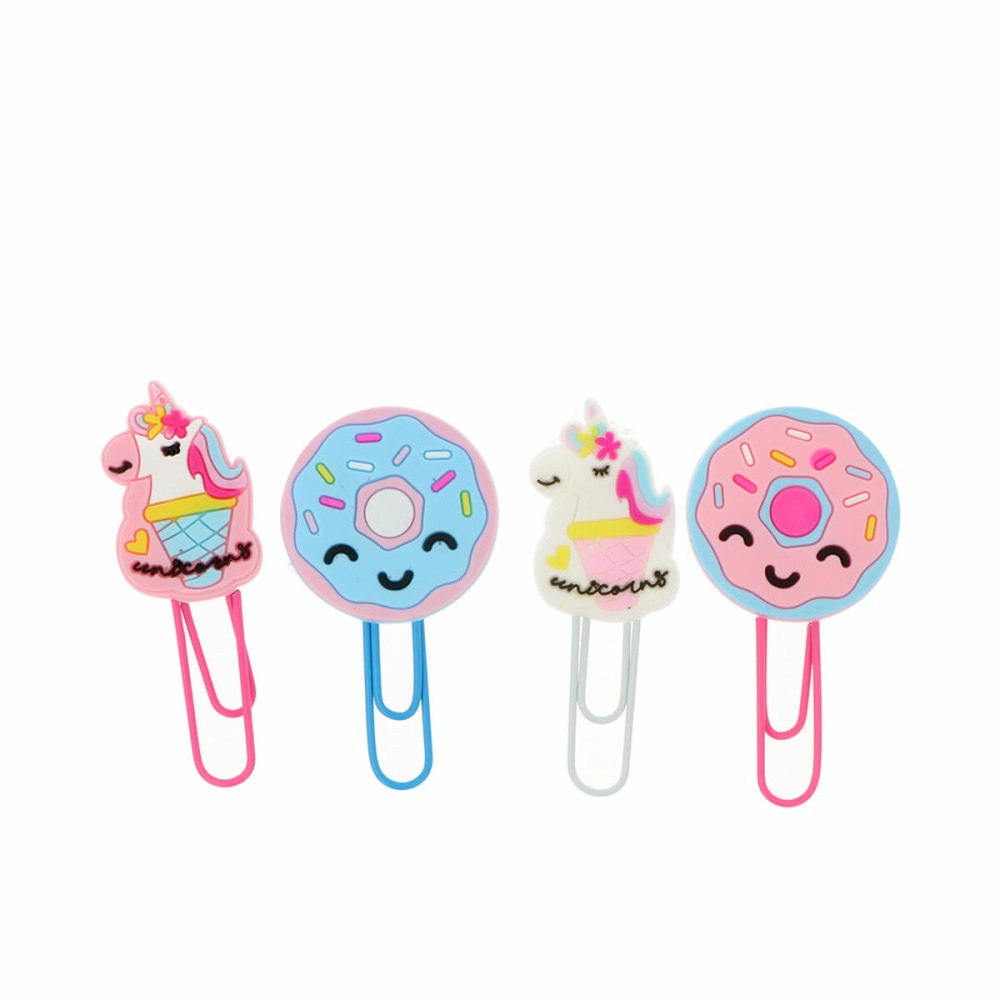 Trombones Inca   Multicouleur Licorne Donut (4 Unités)