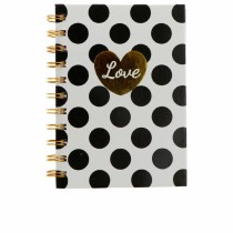 Carnet de Notes Inca   Noir Amour Blanc A6