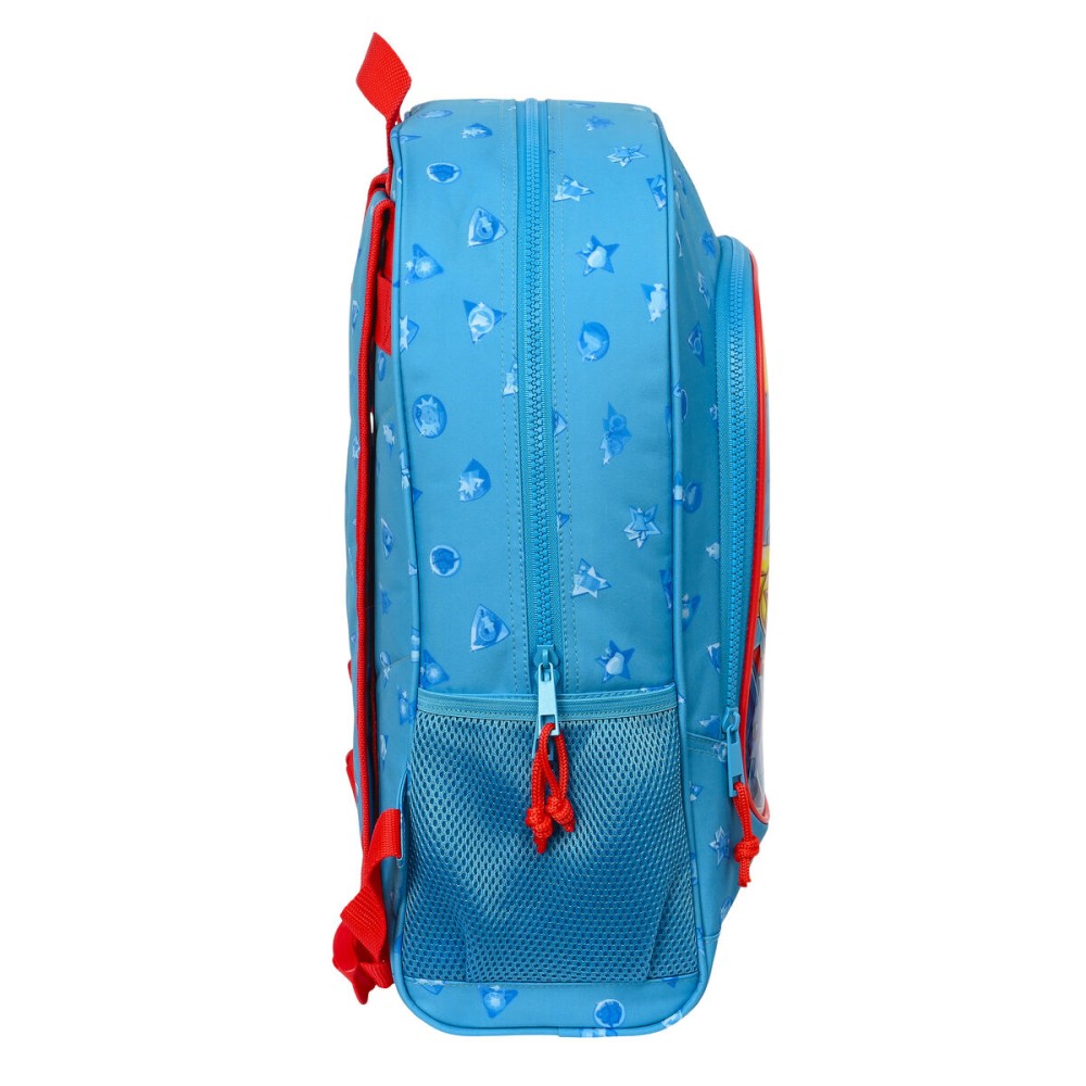 School Bag SuperThings Rescue force 32 x 42 x 14 cm Blue