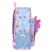 Cartable My Little Pony Wild & free Bleu Rose 33 x 42 x 14 cm