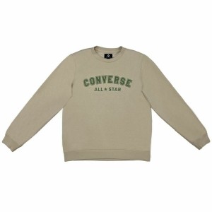 Herren Sweater ohne Kapuze Converse Classic Fit All Star Single Screen Braun