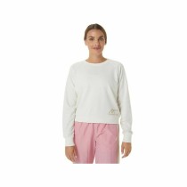 Damen Sweater ohne Kapuze Asics Tiger Weiß