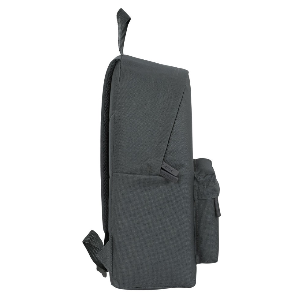 School Bag Safta   33 x 42 x 15 cm Grey