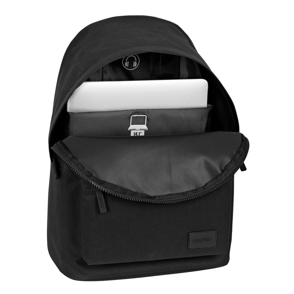 Cartable Safta   31 x 41 x 16 cm Noir