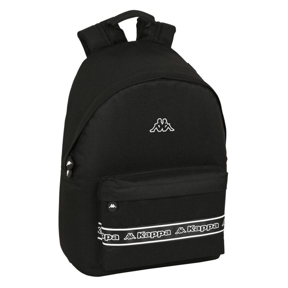 Schulrucksack Kappa   31 x 41 x 16 cm Schwarz