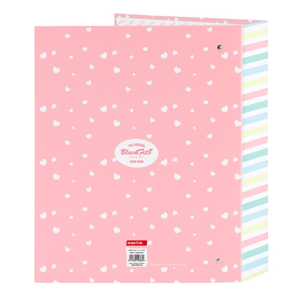 Ring binder BlackFit8 Globitos Pink A4 27 x 33 x 6 cm