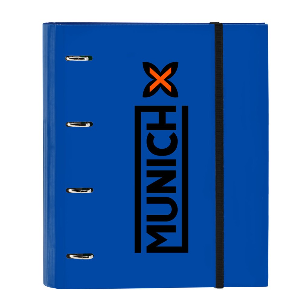 Ring binder Munich Submarine 27 x 32 x 3.5 cm Electric blue