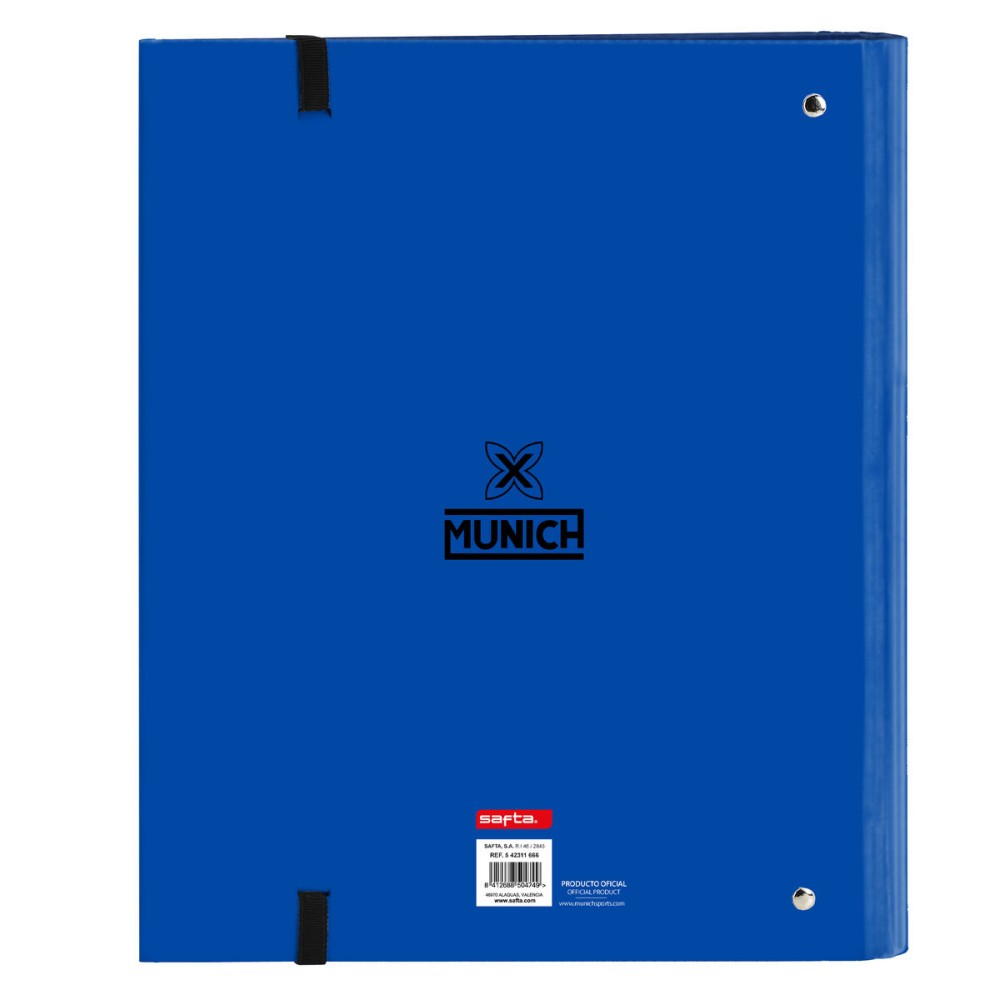 Ring binder Munich Submarine 27 x 32 x 3.5 cm Electric blue