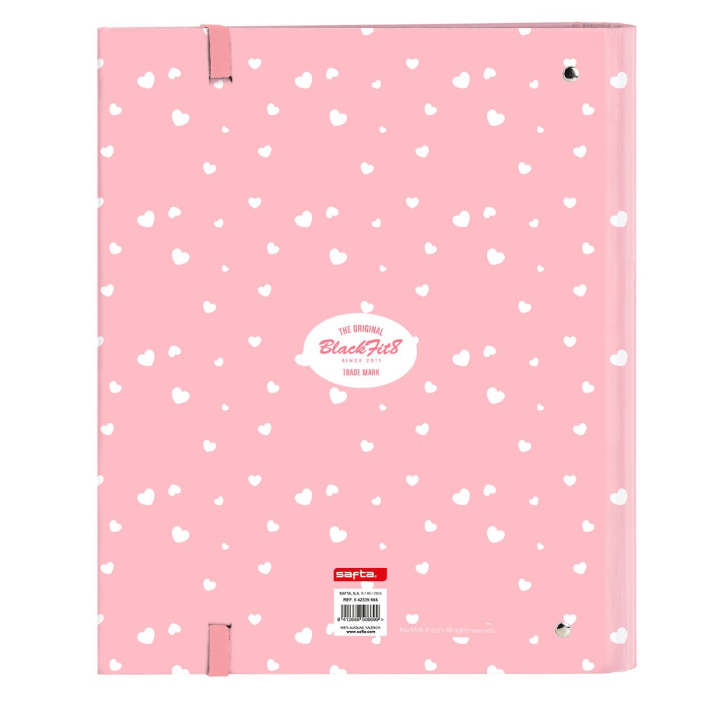 Ring binder BlackFit8 Globitos 27 x 32 x 3.5 cm Pink