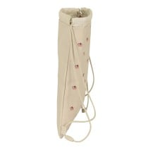 Sac à dos serré par des ficelles Safta Puppy Beige