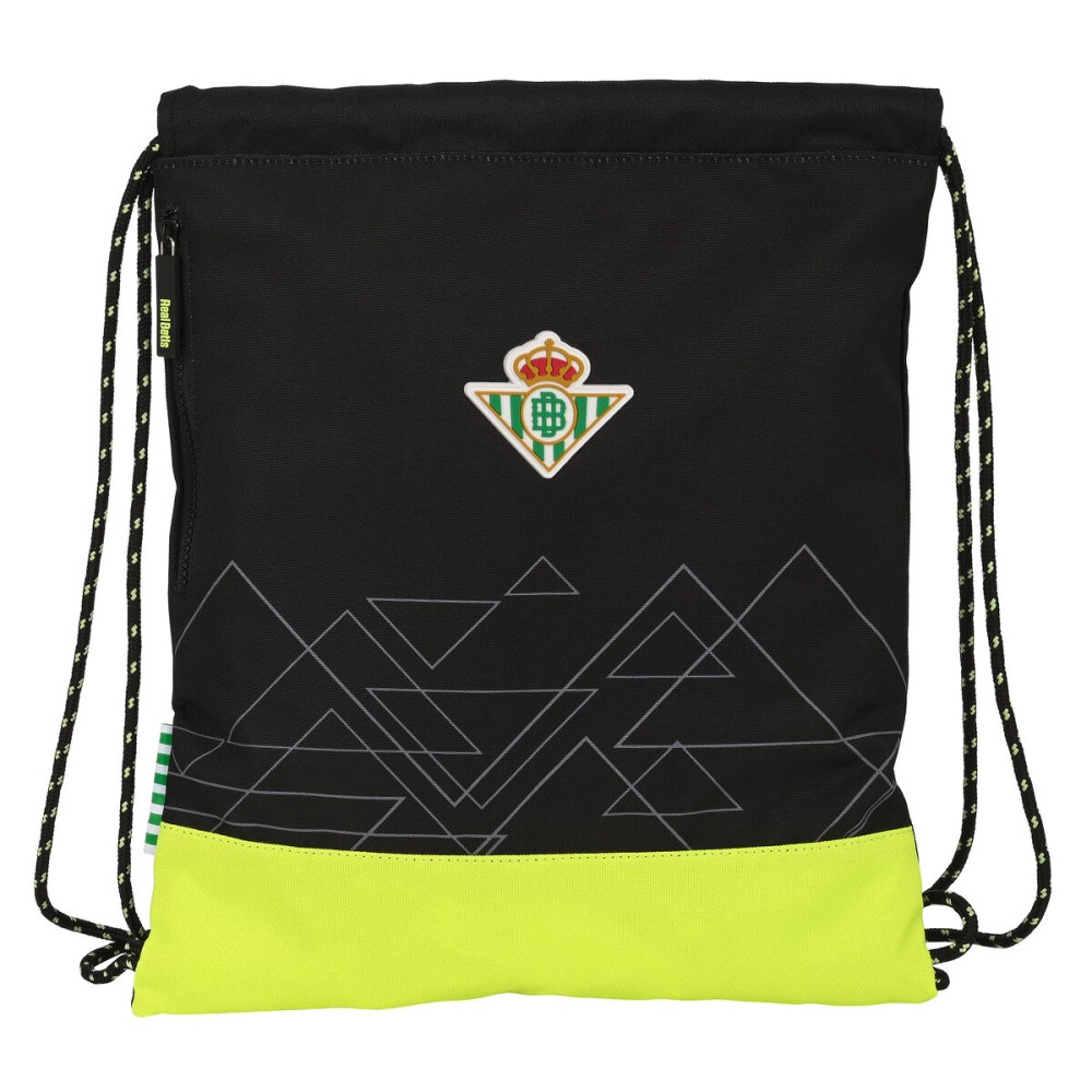 Rucksacktasche mit Bändern Real Betis Balompié Schwarz Neongrün