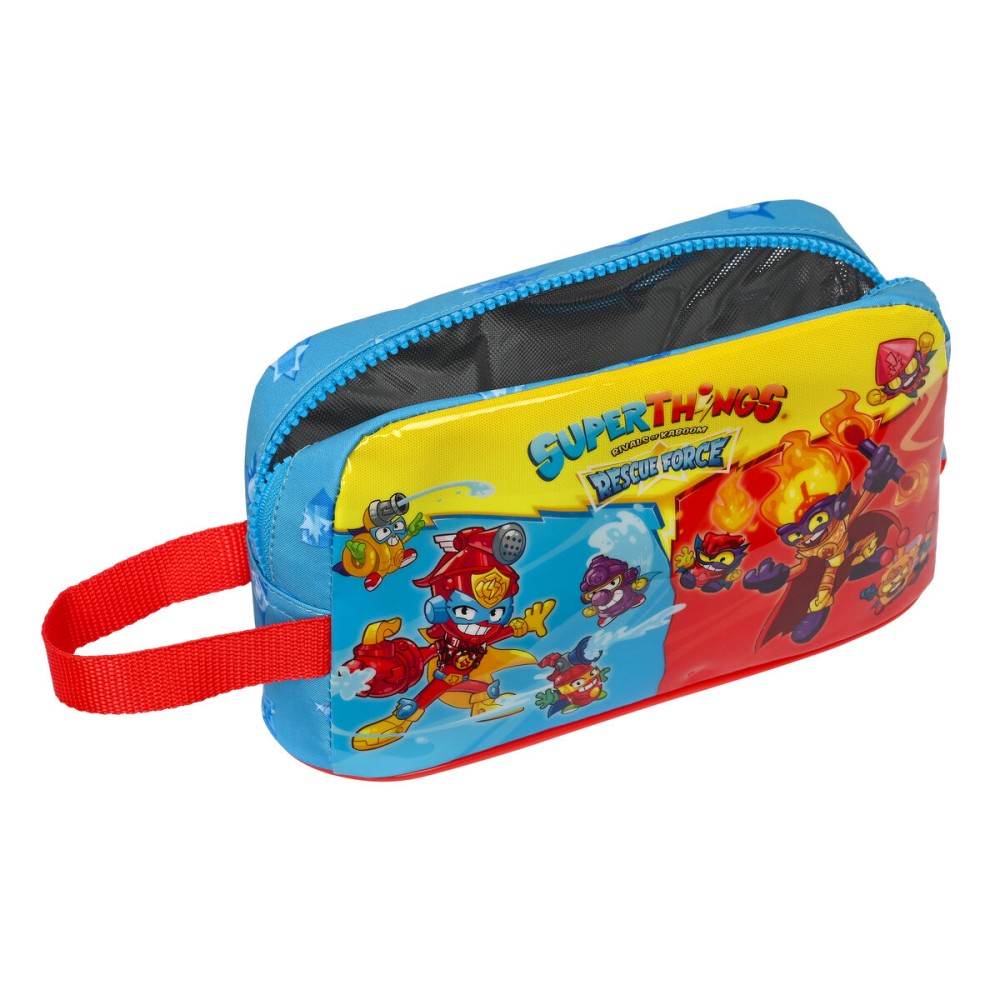 Sac glacière goûter SuperThings Rescue force 21.5 x 12 x 6.5 cm Bleu