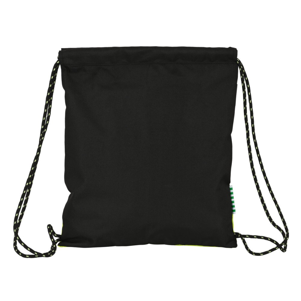 Sac à dos serré par des ficelles Real Betis Balompié Noir Citron