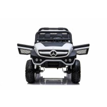 Children's Electric Car Mercedes Benz Unimog White 12 V