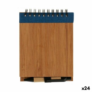 Cahier à Spirales avec Stylo Bambou 1 x 10 x 13 cm (24 Unités)