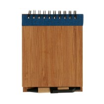 Spiral Notebook with Pen Bamboo 1 x 10 x 13 cm (24 Units)