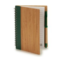 Spiral Notebook with Pen Pincello AR1810133 1 x 16 x 12 cm Bamboo (12 Units)