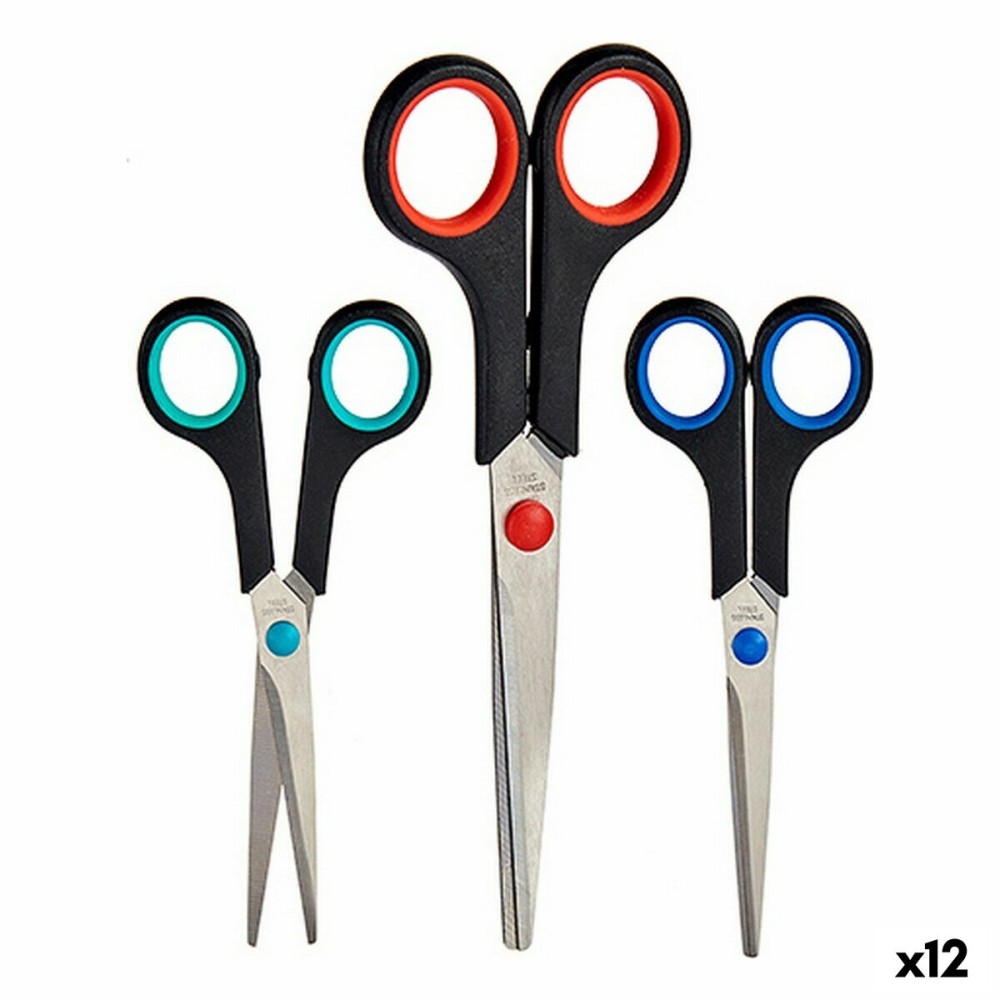 Scissors Pincello AR1607051 Yellow Blue Red Metal Plastic 1 x 21,5 x 7,5 cm (12 Units)