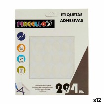 Étiquettes adhésives Blanc 17 x 24 mm Oblongue (12 Unités)