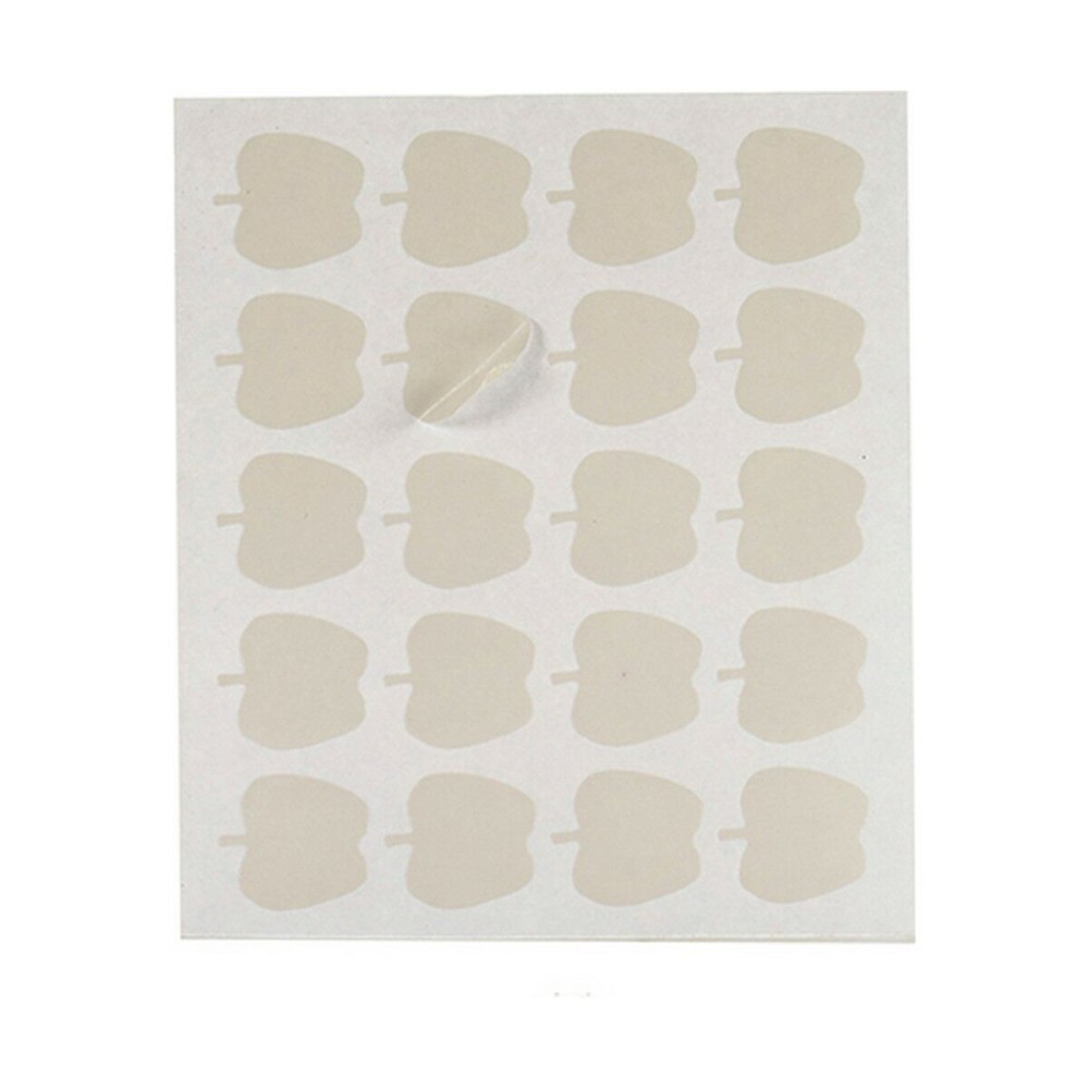 Étiquettes adhésives Blanc 22 x 49 mm Pomme (12 Unités)